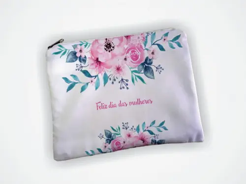 Necessaire Personalizada 19x13cm Dia das Mulheres