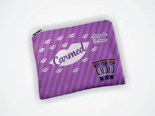 Necessaire 19x13cm Carmed Roxo