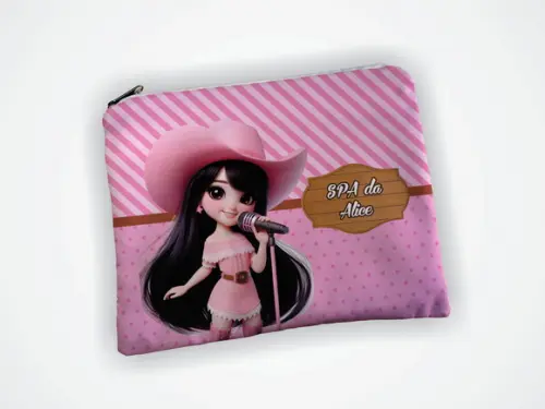 Lembrancinha Necessaire 19x13cm Aniversario Ana Castela