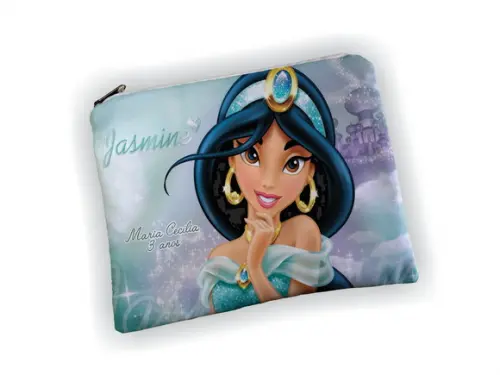 Lembrancinha Necessaire 19x13cm Princesa Jasmine