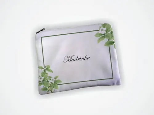 Necessaire 19x13cm Madrinha Verde