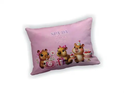 Almofada 18x28cm Personalizada Capivara