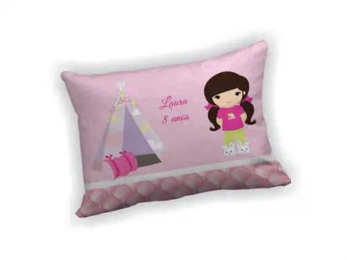 Almofada 18x28cm Personalizada Festa Pijama