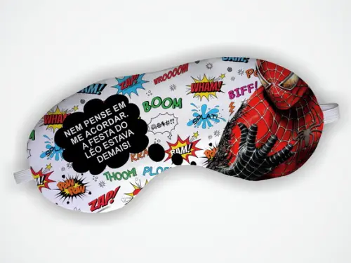 Máscara Dormir Super Heróis Homem Aranha