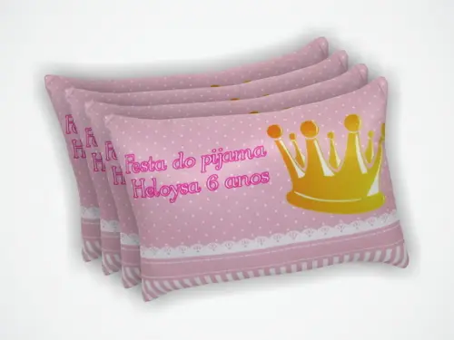 Almofada 18x28cm Personalizada Princesa Principe