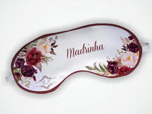 Máscara de Dormir Madrinha Marsala