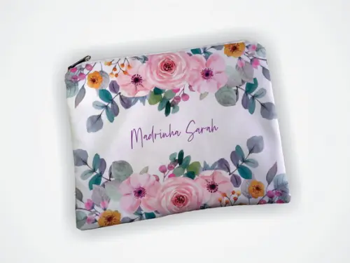 Necessaire Personalizada 19x13cm Dia das Mulheres