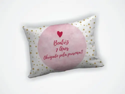 Almofada 18x28cm Personalizada Estrelas