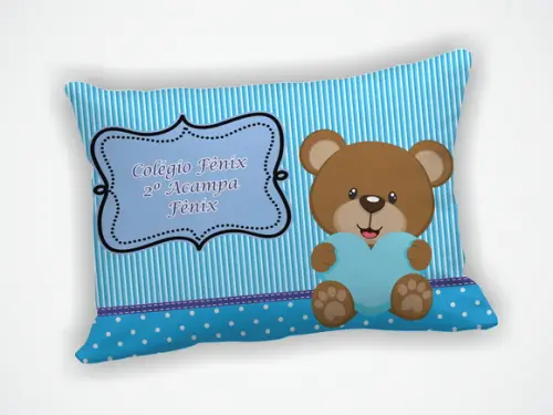 Almofada 18x28cm Personalizada Ursinho