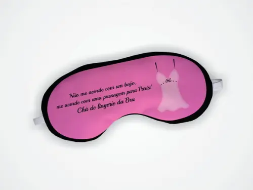 Mascara Dormir Chá de Lingerie