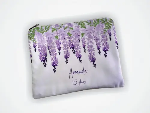 Necessaire Personalizada 19x13cm Dia das Mulheres