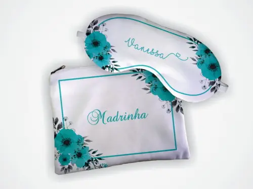 Kit Necessaire + Mascara Madrinha Verde