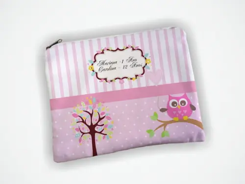 Necessaire 19x13cm Coruja