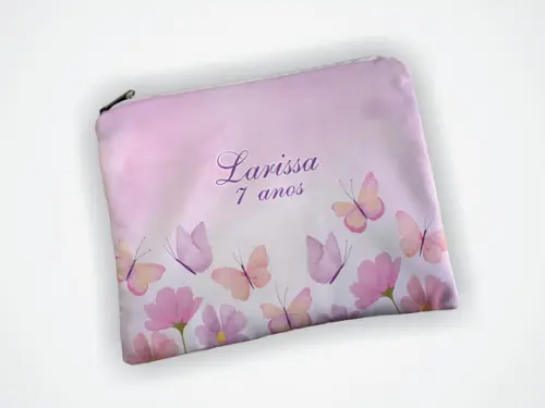 Necessaire 19x13cm Borboletas