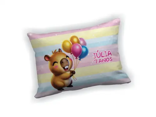 Almofada 18x28cm Personalizada Capivara