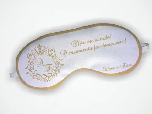 Mascara Dormir Personalizada Casamento