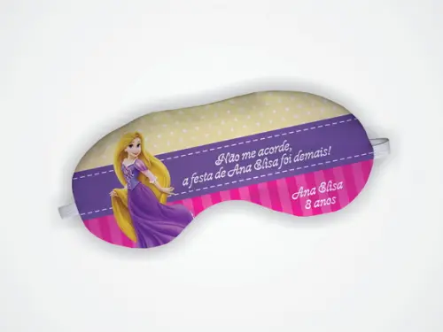 Mascara Dormir Rapunzel e Flynn Enrolados