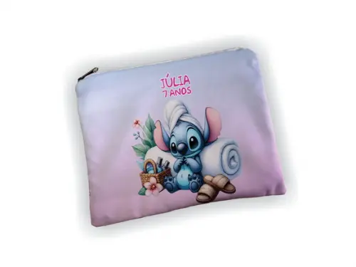 Necessaire 19x13cm Personalizada Stitch Spa
