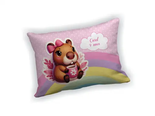 Almofada 18x28cm Personalizada Capivara
