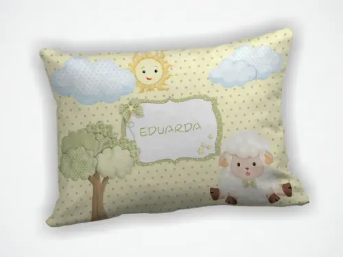 Almofada 18x28cm Personalizada Ovelha