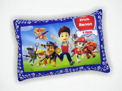 Almofada 18x28cm Personalizada Patrulha Canina