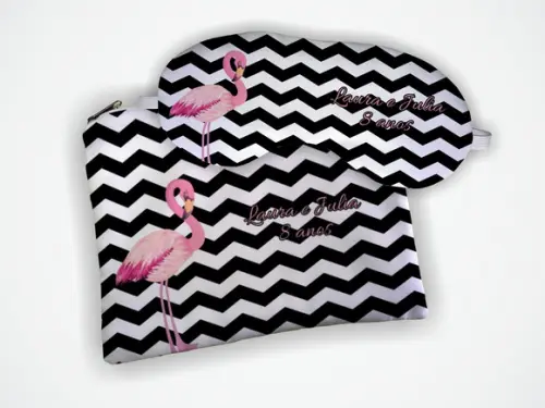 Kit Necessaire + Mascara Flamingo