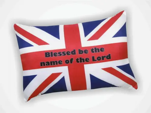 Almofada 18x28cm Personalizada Bandeira Reino Unido