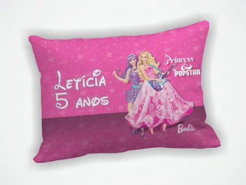 Almofada 18x28cm Personalizada Barbie