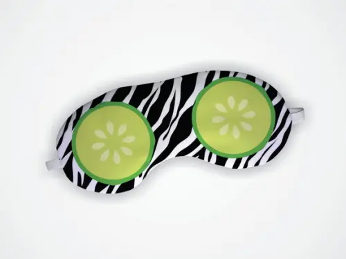 Mascara Dormir Spa Zebrinha