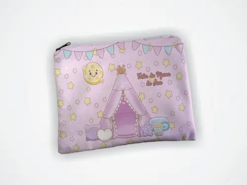 Lembrancinha Necessaire 19x13cm Personalizado Festa Pijama