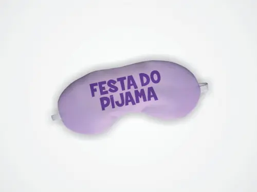 Lembrancinha Máscara de Dormir Aniversário Festa do Pijama