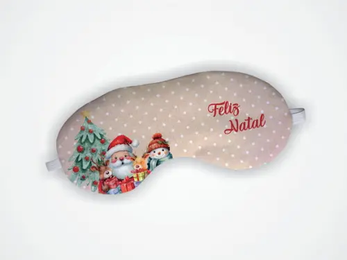 Lembrancinha Mascara de Dormir Tapa Olho Natal