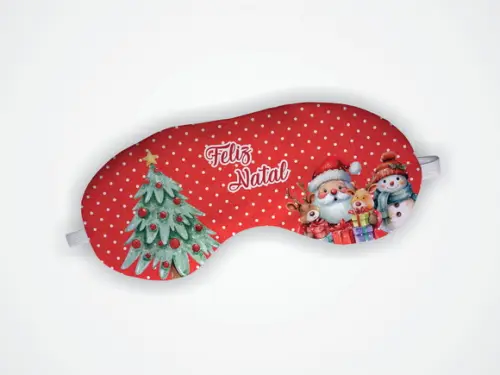 Lembrancinha Mascara de Dormir Tapa Olho Natal