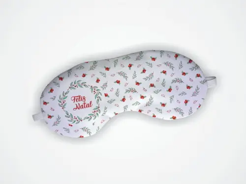 Lembrancinha Mascara de Dormir Tapa Olho Natal