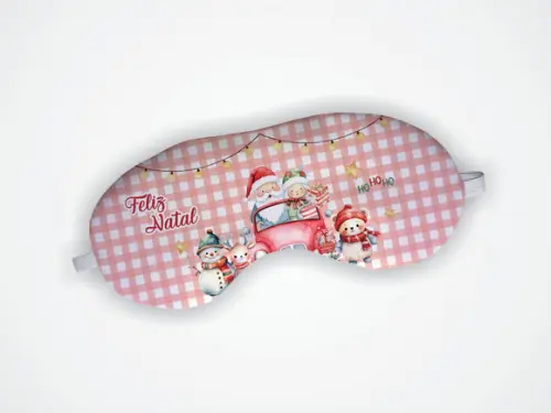 Lembrancinha Mascara de Dormir Tapa Olho Natal