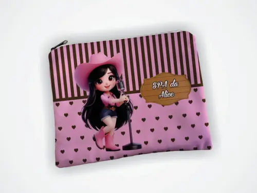 Lembrancinha Necessaire 19x13cm Aniversario Ana Castela