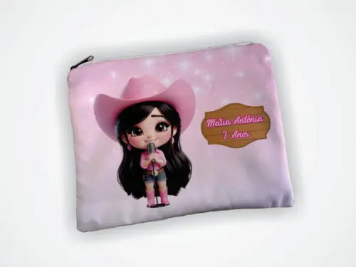 Lembrancinha Necessaire 19x13cm Aniversario Ana Castela