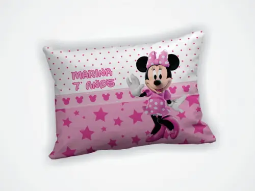 Lembrança Mini Almofada 18x28cm Personalizada Minnie