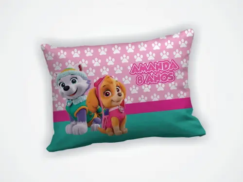 Lembrancinha Mini Almofada 18x28cm Patrulha Canina