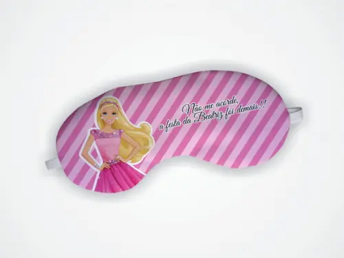 Lembrancinha Mascara de Dormir Barbie