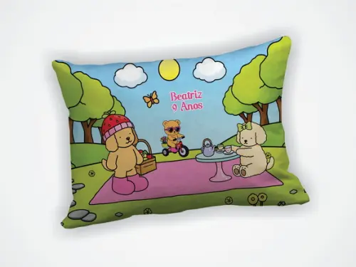 Mini Almofada 18x28cm Personalizada Bobbie Goods