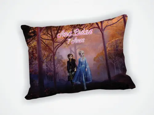 Mini Almofada 18x28cm Personalizada Frozen