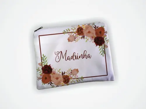 Necessaire 19x13cm Madrinha Terracota