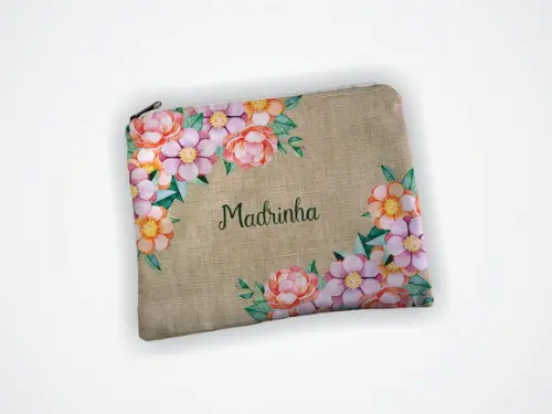 Necessaire 19x13cm Madrinha Floral
