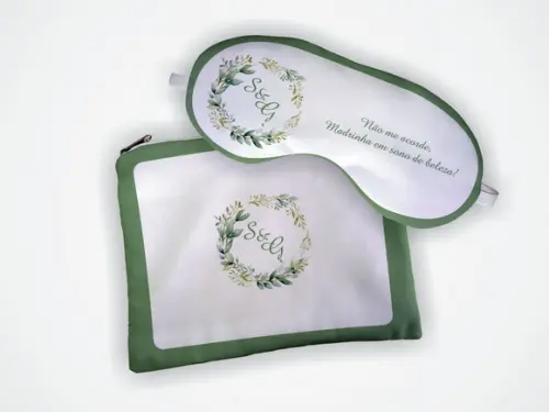Kit Necessaire + Mascara Madrinha Verde