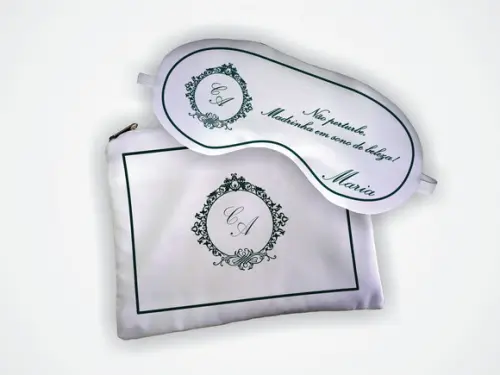 Kit Necessaire + Mascara Madrinha Verde