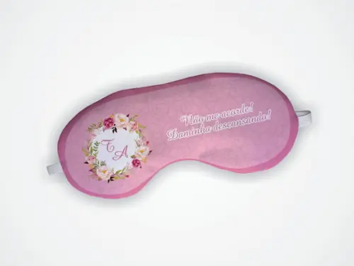 Máscara de Dormir Madrinha Rosa