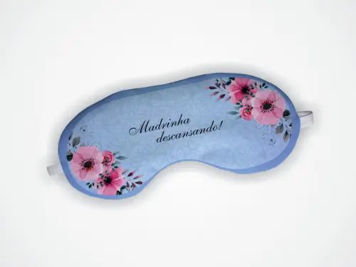 Máscara de Dormir Madrinha Casamento Azul Serenity