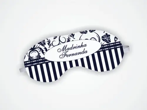 Máscara de Dormir Casamento Azul