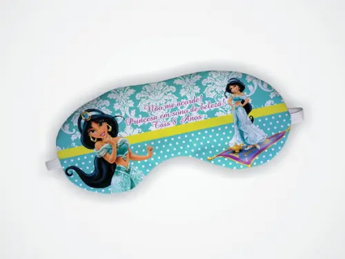 Máscara Dormir Personalizada Princesa Jasmine